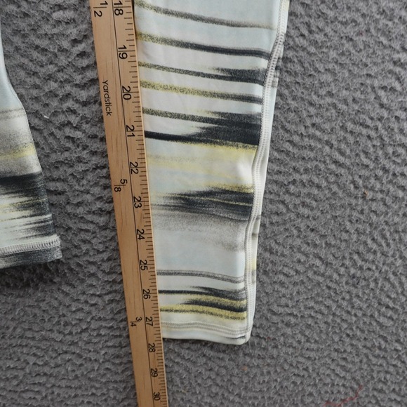 DSG Cold Weather Compression Legging Size XS Green White Stripe Women NWT - Picture 10 of 14